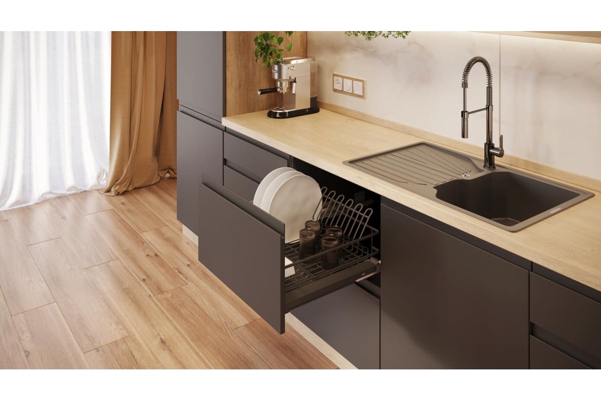 Sušáky na nádobí postupně mizí do minulosti. Toto je nový hit, který šetří místo.