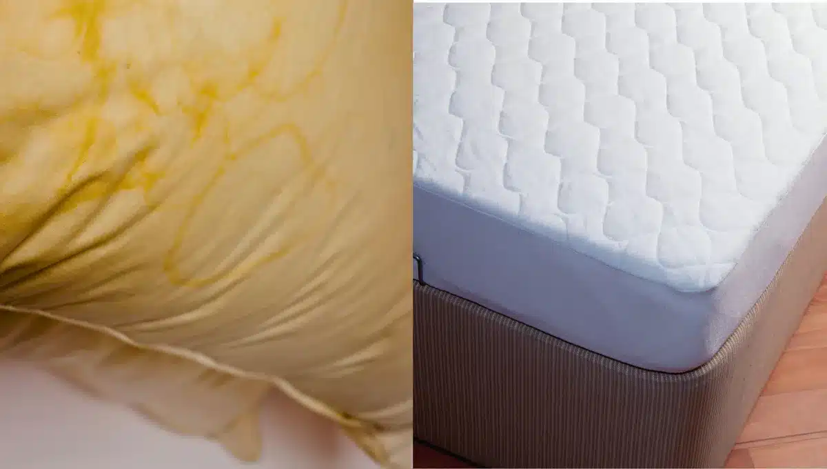 Podrobný návod: jak použít ocet k odstranění hnědých skvrn z polštářů a matrací.