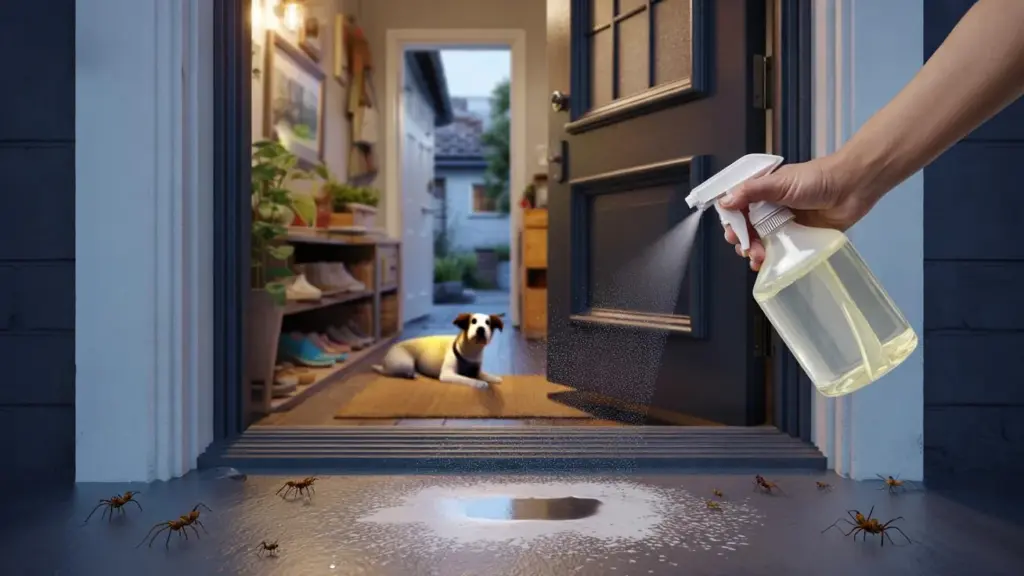 Nastříkejte ocet u vchodových dveří: Tajný trik, o kterém všichni mluví