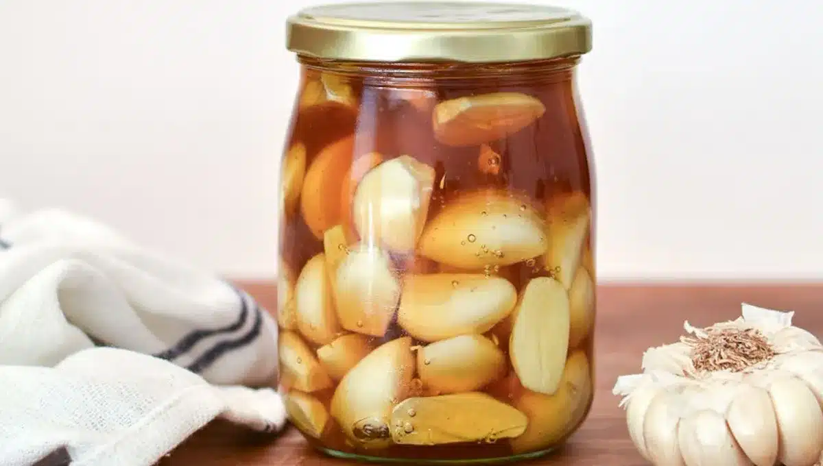 Smíchání medu s česnekem: proč se to doporučuje a jaké jsou zdravotní výhody.